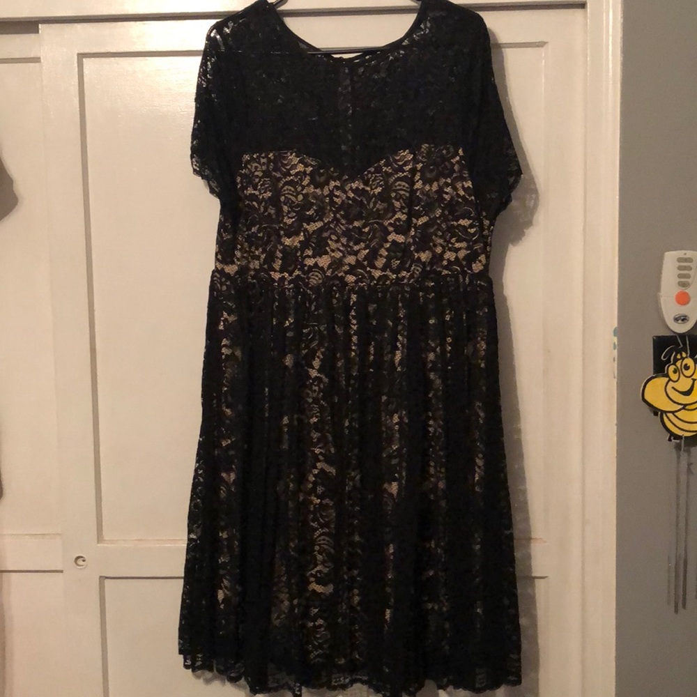 Black Lace Party Dress